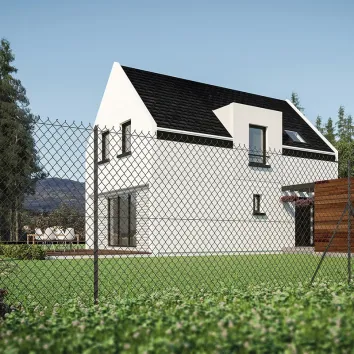 Grillage simple torsion plastifié fil Ø2,4mm