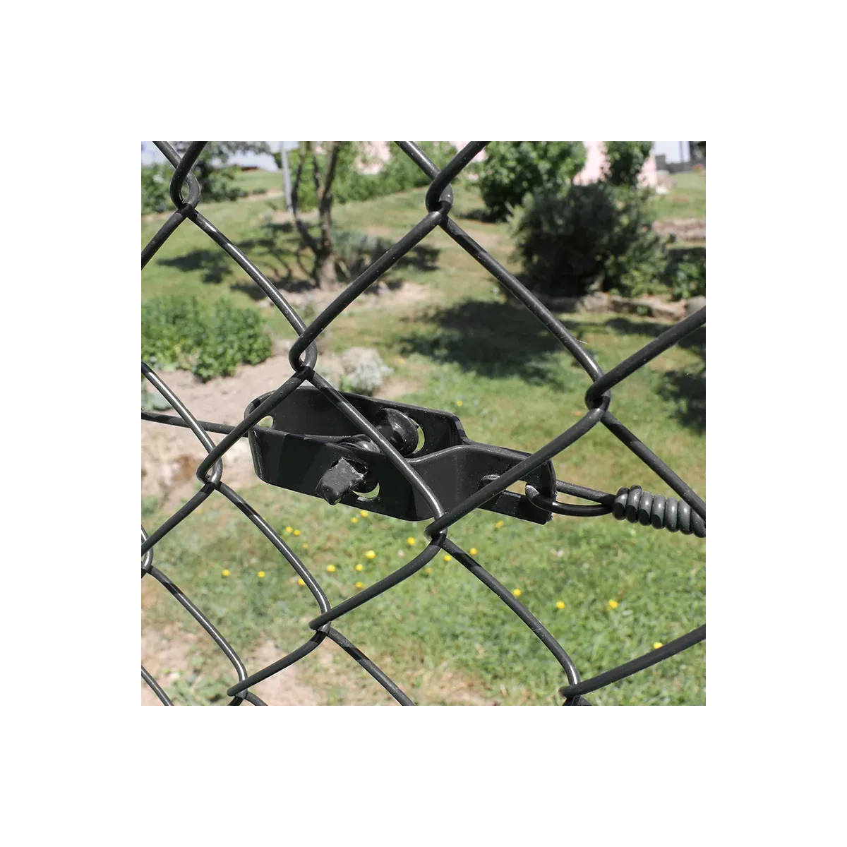 Tendeur pour grillage souple plastifié